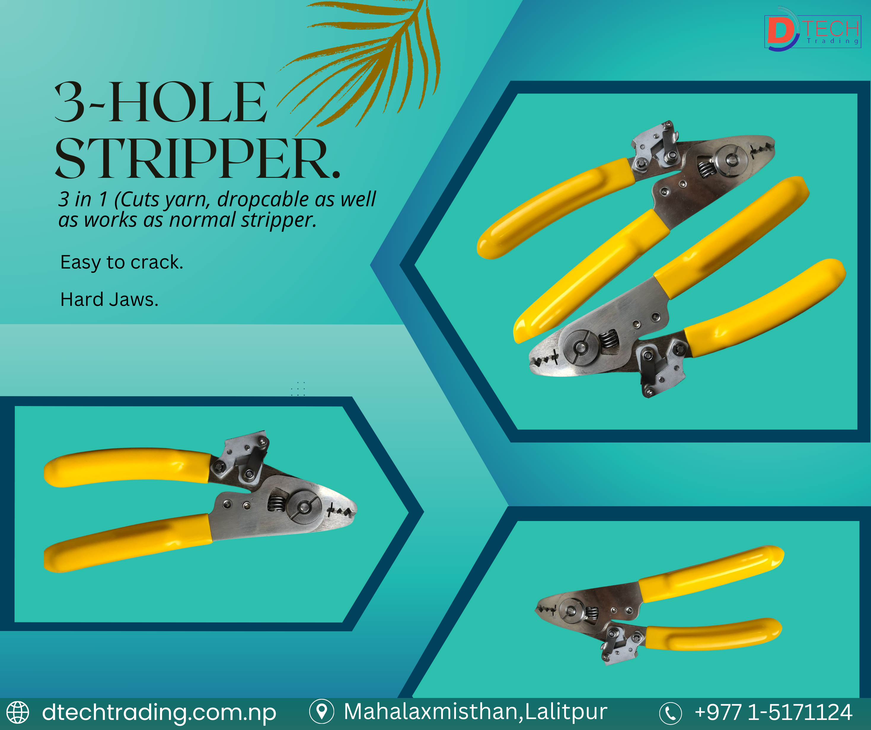 Stripper K3 for Fiber Optic Cable Termination